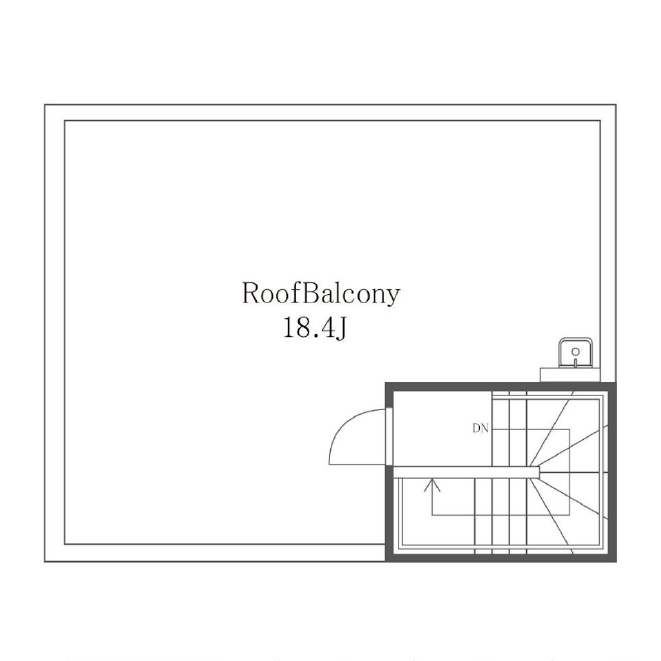 Roof Balcony間取り